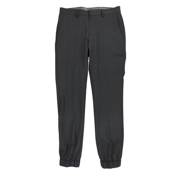 bar III Mens Stretch Cuffs Casual Chino Pants Grey NWT